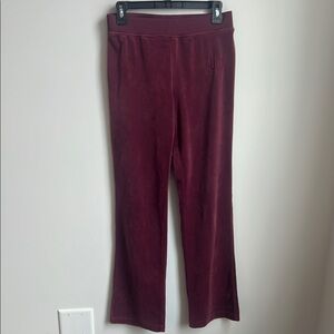 Juicy Couture Maroon Flare Pants
